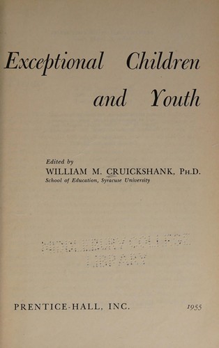 Psychology of exceptional children and youth