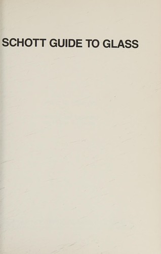 Schott guide to glass
