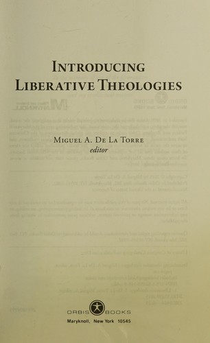 Introducing Liberative Theologies