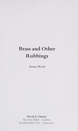 Brass and other rubbings