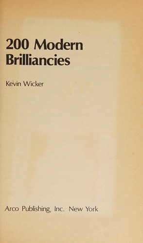 200 modern brilliancies