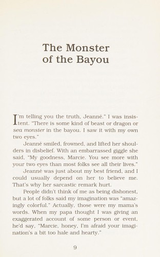 Marcie and the monster of the bayou