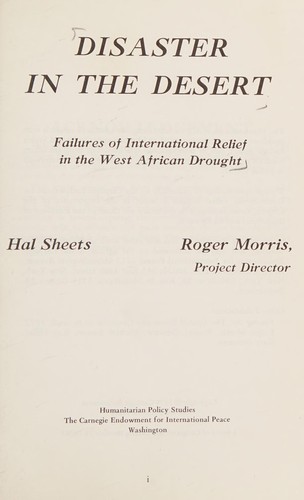 Disaster in the desert