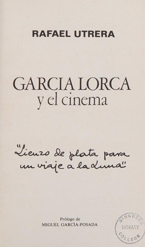 García Lorca y el cinema