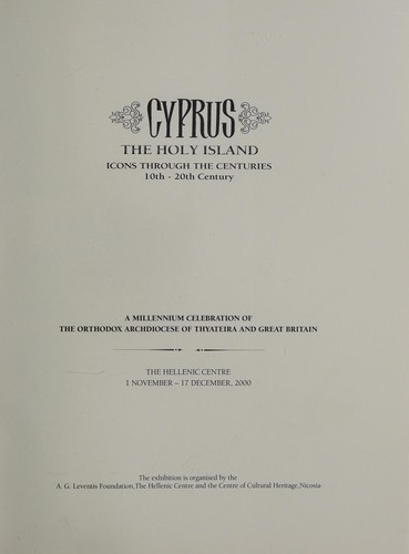 Cyprus, the holy island