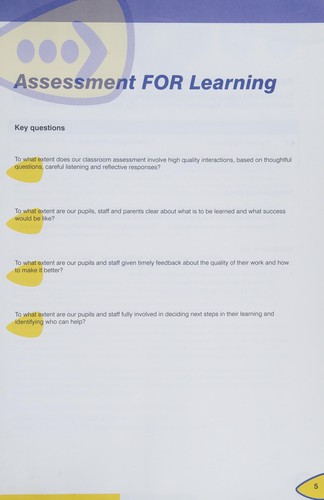 Assessment Is for Learning