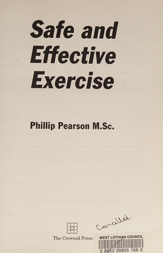 Safe and Effective Exercise