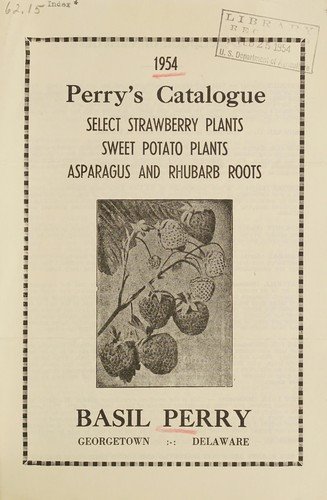 1954 Perry's catalogue