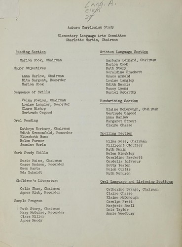 Elementary Language Arts