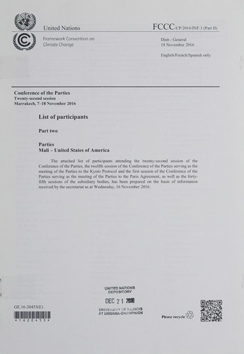 List of participants