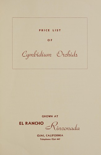 Price list of cymbidium orchids
