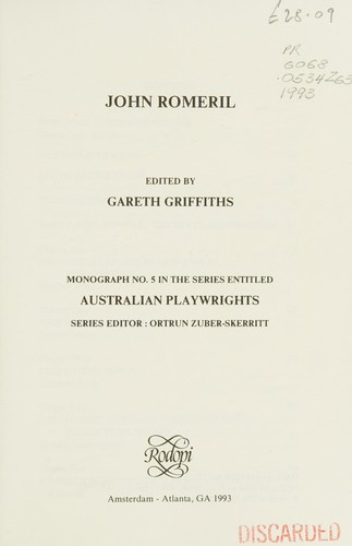 John Romeril