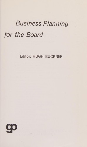 Business planning for the board.