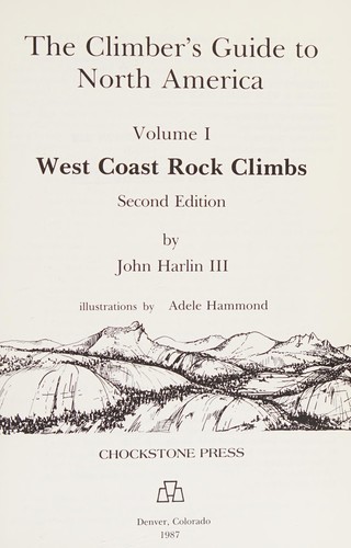 West Coast rock climbs