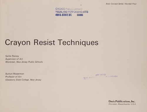 Crayon resist techniques