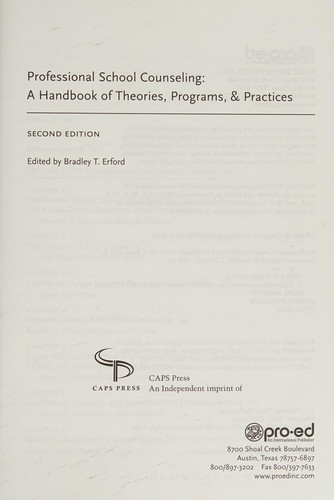 Professional School Counseling