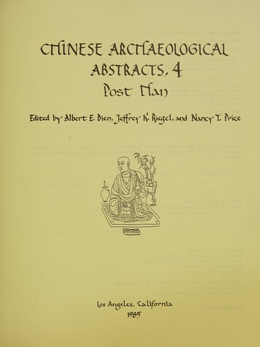 Chinese archaeological abstracts.