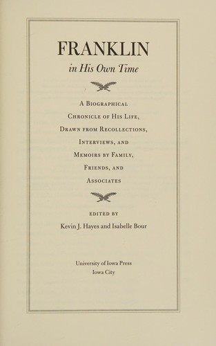 Franklin in his own time