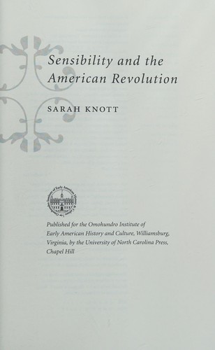 Sensibility and the American Revolution