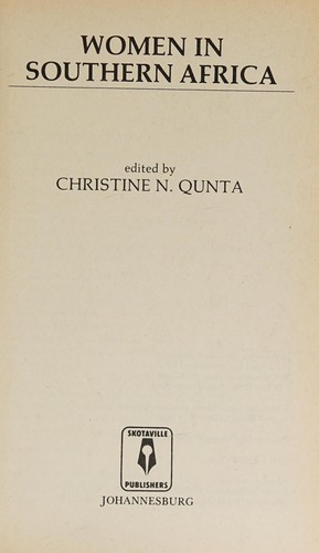 Women In Southern Africa