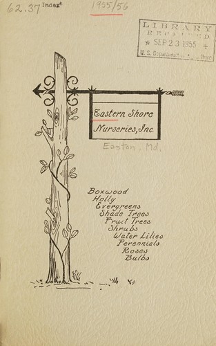 Price list, fall 1955 - spring 1956