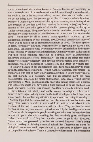 The metaphysics of science and freedom