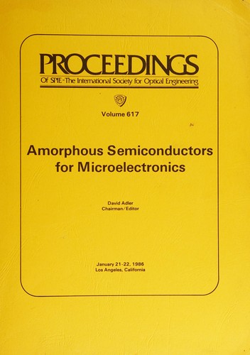 Amorphous semiconductors for microelectronics