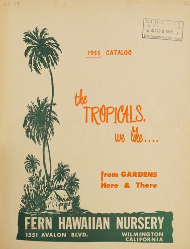 The Tropicals, we like ... from gardens here & there
