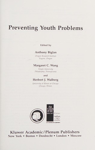 Preventing youth problems