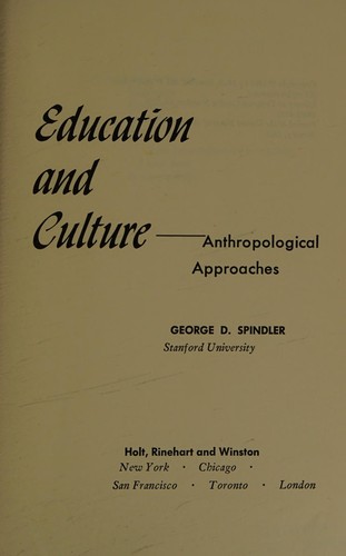 Education and culture
