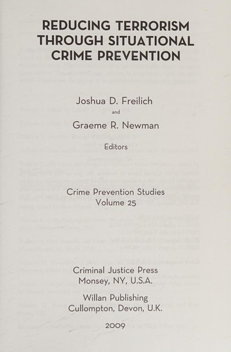 Reducing terrorism through situational crime prevention