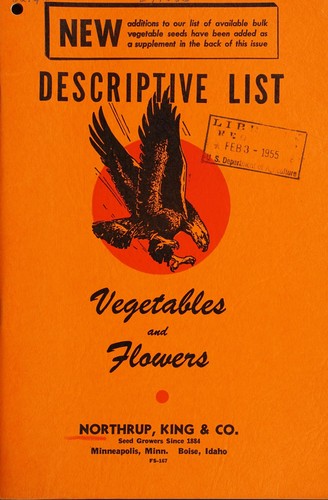 Descriptive list, vegetables and flowers