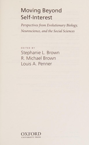 Moving beyond self-interest