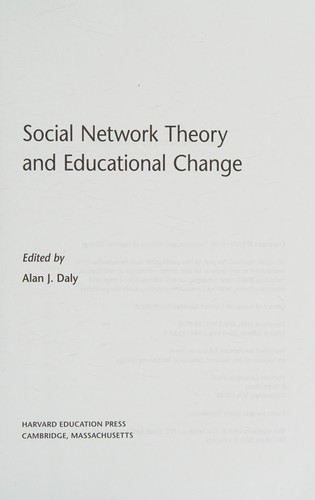 Social network theory and educational change