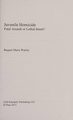 Juvenile homicide