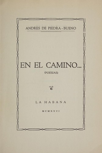 En el camino--