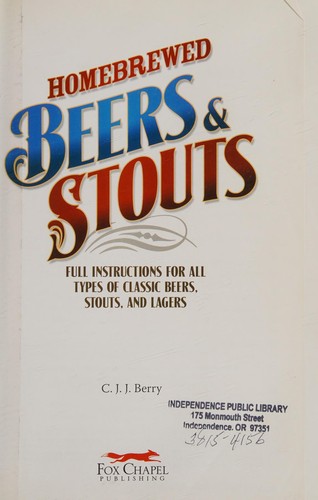 Homebrewed beers & stouts
