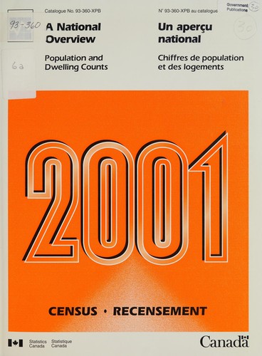 A national overview, population and dwelling counts =
