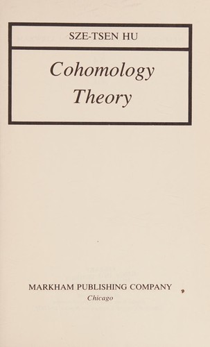 Cohomology theory.