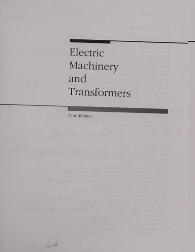 Electric machinery and transformers