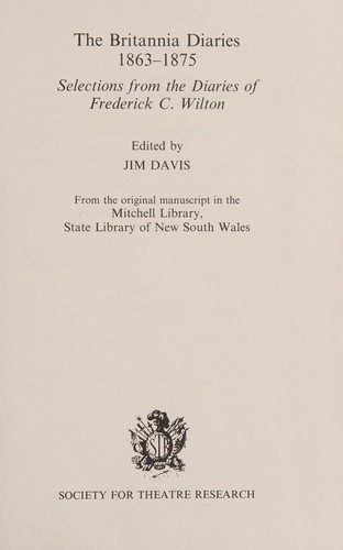 The Britannia diaries, 1863-1875