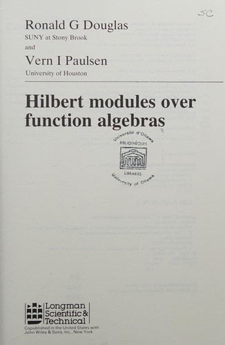 Hilbert modules over function algebras