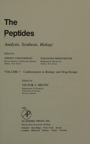 The Peptides: Analysis, Synthesis, Biology 