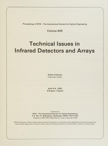 Technical issues in infrared detectors and arrays