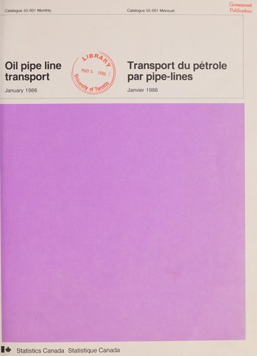 OIL PIPE LINE TRANSPORT - DBS MONTHLY STATISTICS