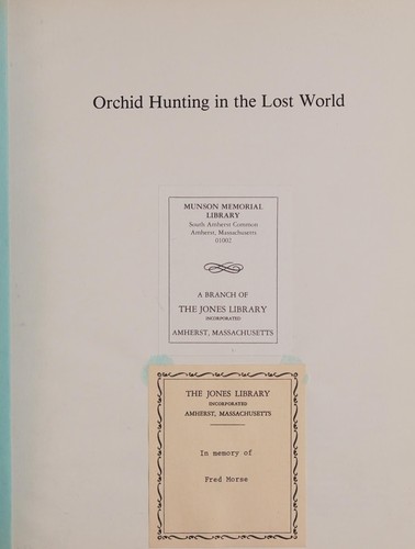 Orchid Hunting in the Lost World (And Elsewhere in Venezuela)