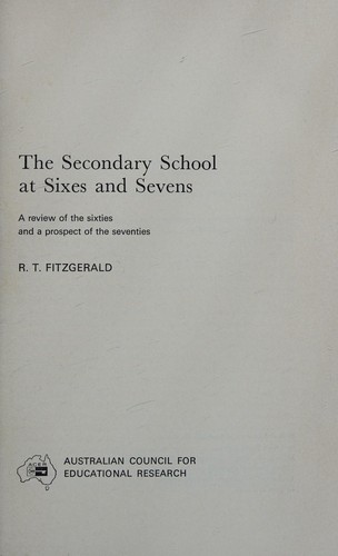 The secondary school at sixes and sevens