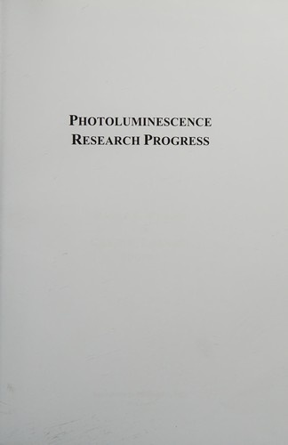 Photoluminescence research progress