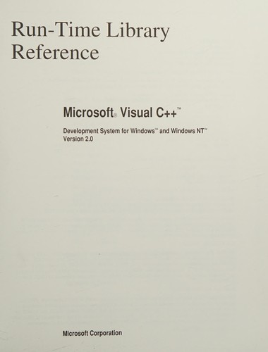 Microsoft Visual C++