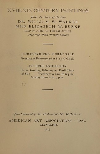 XVIII-XIX century paintings